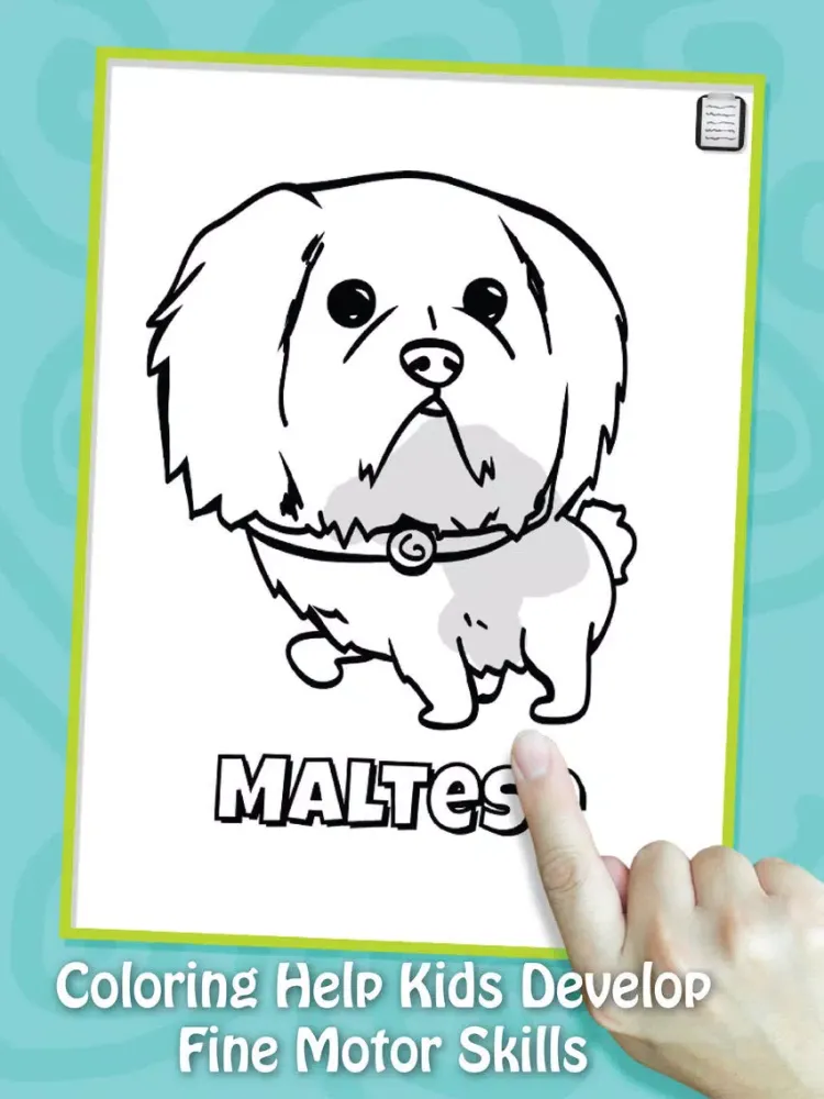 Paint & Play Dogs, Coloring Book For Kids iPad  स्क्रीनशॉट