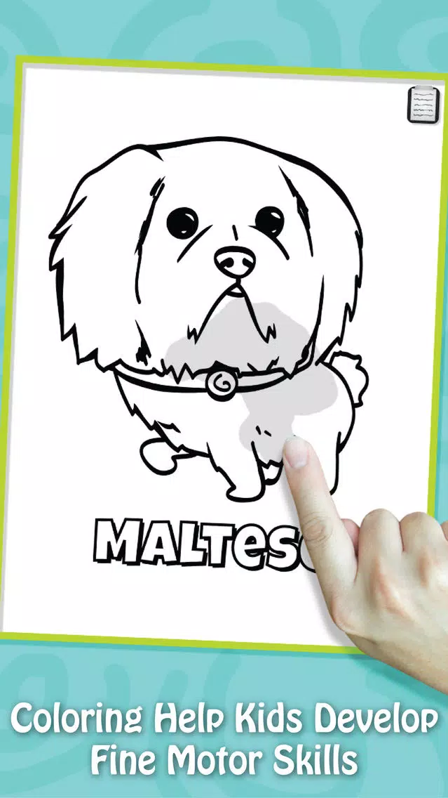 صور Paint & Play Dogs, Coloring Book For Kids