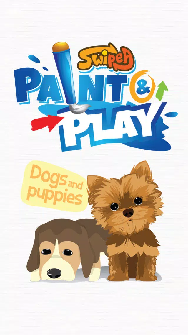 صور Paint & Play Dogs, Coloring Book For Kids