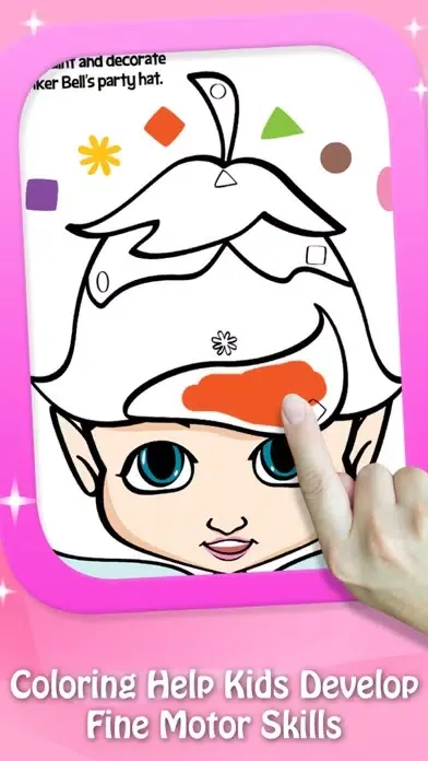 ภาพหน้าจอของ Paint & Play: Princess, Coloring Book For Girls