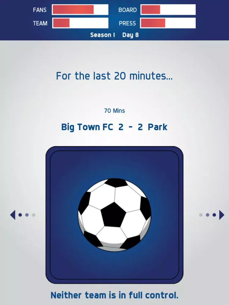 Swipe Manager: Soccer iPad 應用截圖