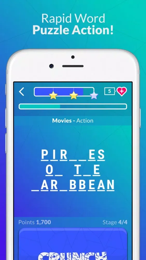 Capturas de tela do Phrase Crunch - Catch Phrase Guessing Game