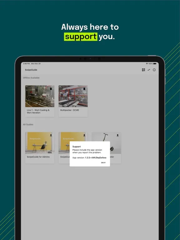 Orkla SwipeGuide iPad  Screenshots