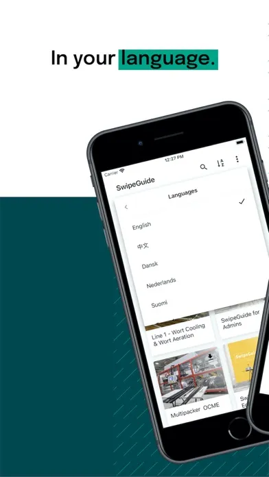 Orkla SwipeGuide Screenshots