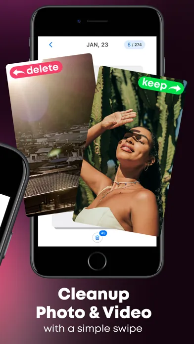 Capturas de tela do Swipe Guru: cleaner for iphone