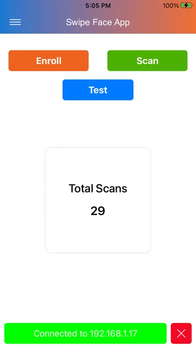 SwipeK12 Face Scan سکرین شاٹس