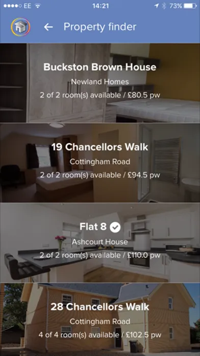 Capturas de tela do Swipe Tenant App
