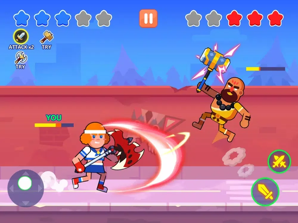 Ảnh chụp màn hình của Swipe Master: Draw Your Weapon iPad 