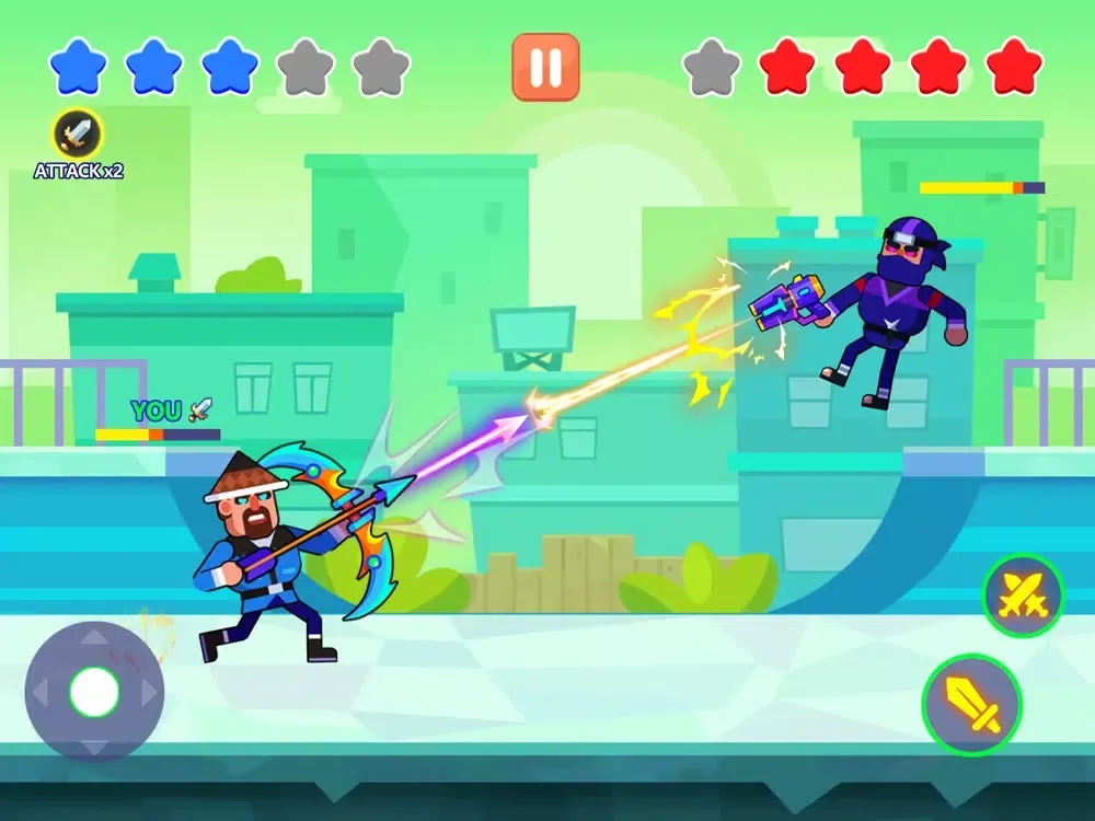 Ảnh chụp màn hình của Swipe Master: Draw Your Weapon iPad 