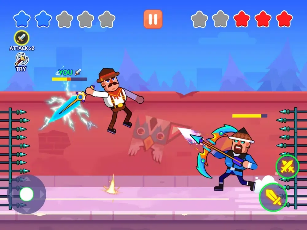 Ảnh chụp màn hình của Swipe Master: Draw Your Weapon iPad 