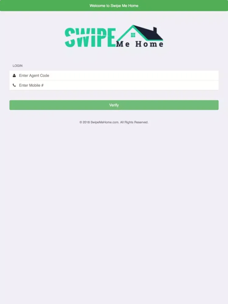 SwipeMeHome.com iPad  スクリーンショット