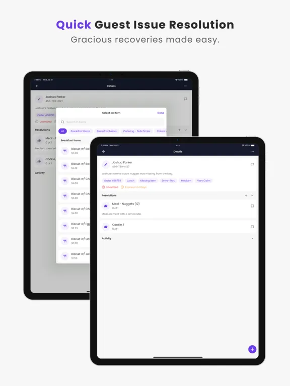 تصاویر Restore: Guest Issue Tracking iPad 