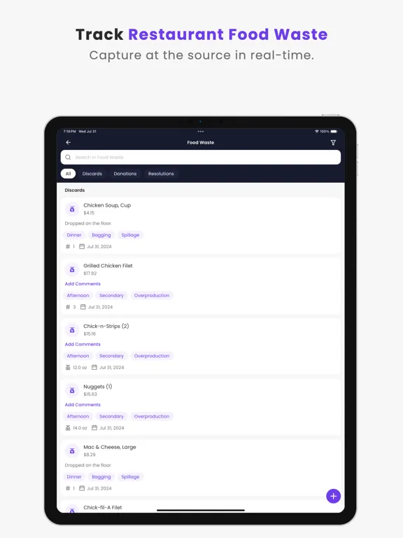تصاویر Restore: Guest Issue Tracking iPad 