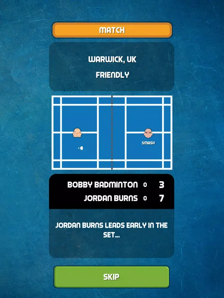 Tangkapan layar Badminton Manager iPad 