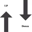 Swipe up down