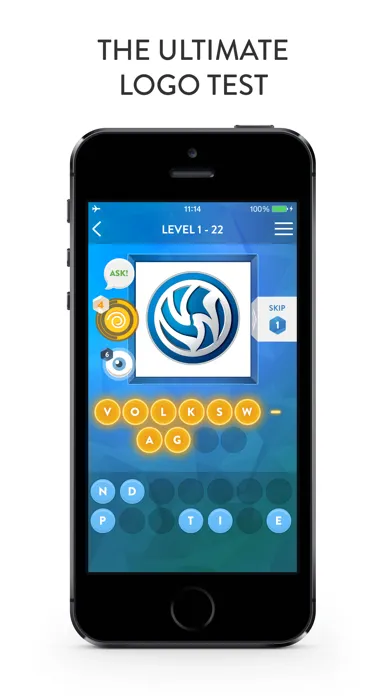 ภาพหน้าจอของ Swirly Logos - Guess the Logo, Emblem & Brand Name Quiz Game
