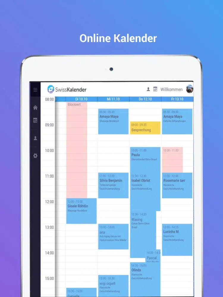 Swiss Kalender iPad 应用截图