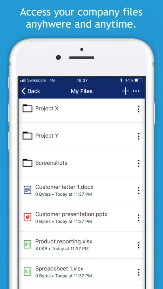 Swisscom Storebox應用截圖