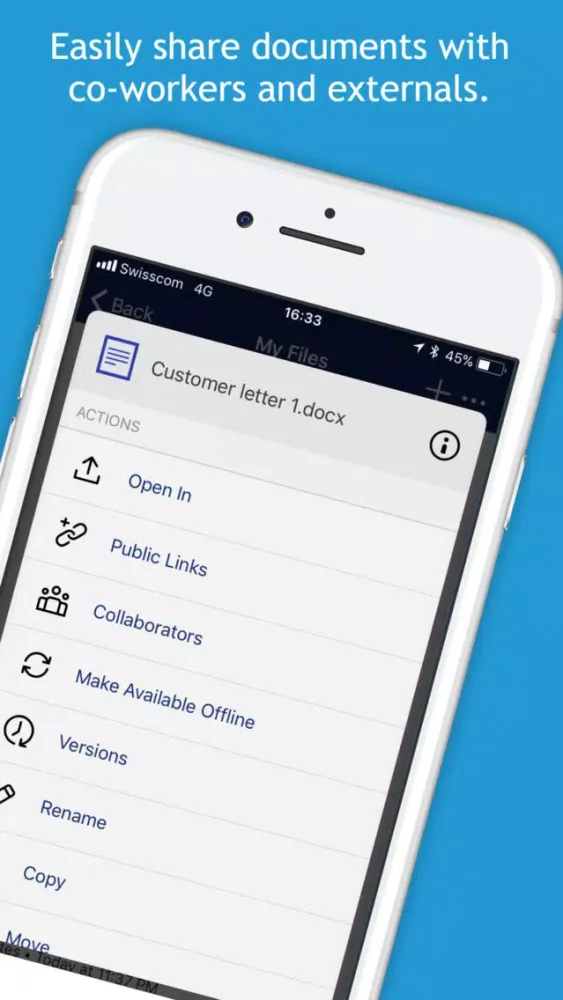 Swisscom Storebox應用截圖