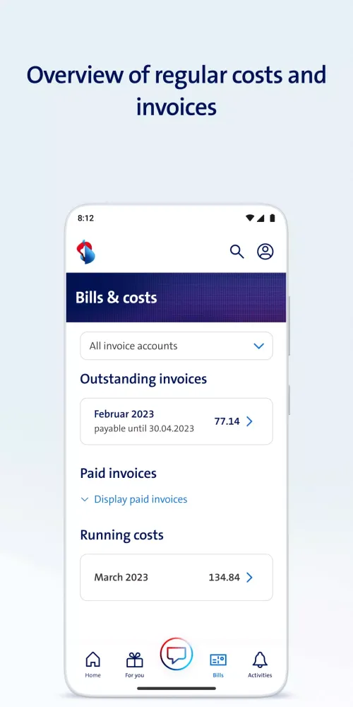 My Swisscom سکرین شاٹس
