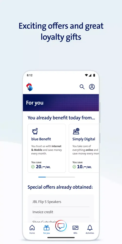 My Swisscom سکرین شاٹس