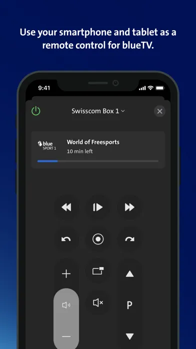 Swisscom blue TV Screenshots
