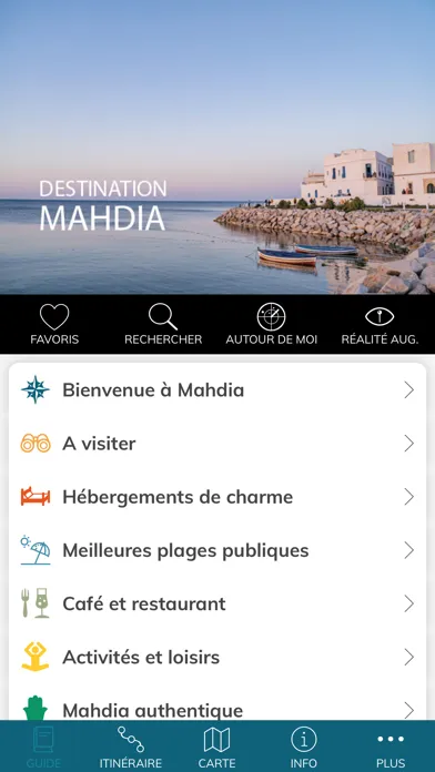 Captures d'écran de Mahdia Guide