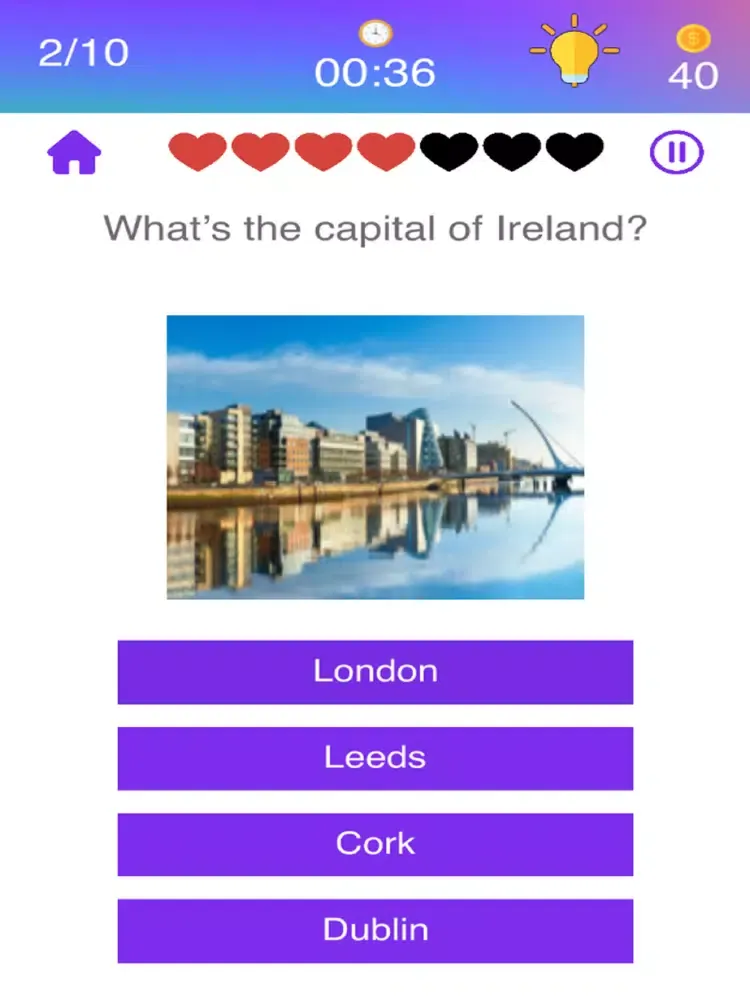 Ảnh chụp màn hình của Irish Quiz! iPad 