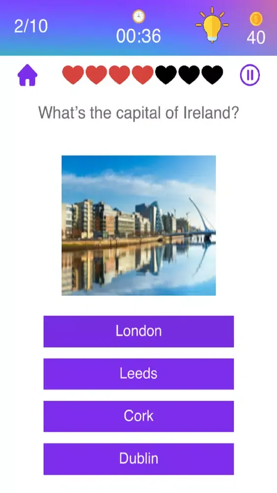 Ảnh chụp màn hình của Irish Quiz!