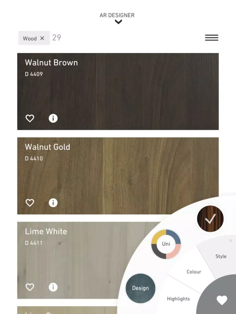 Capturas de tela do ONE WORLD AR Interior Designer iPad 