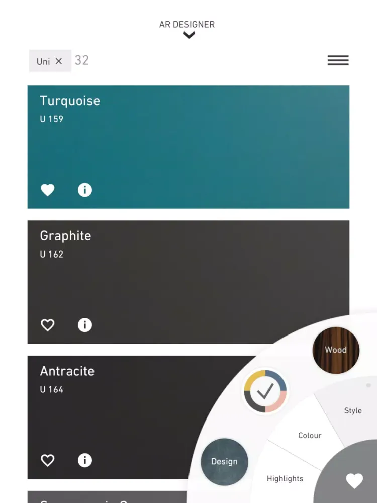 Capturas de tela do ONE WORLD AR Interior Designer iPad 