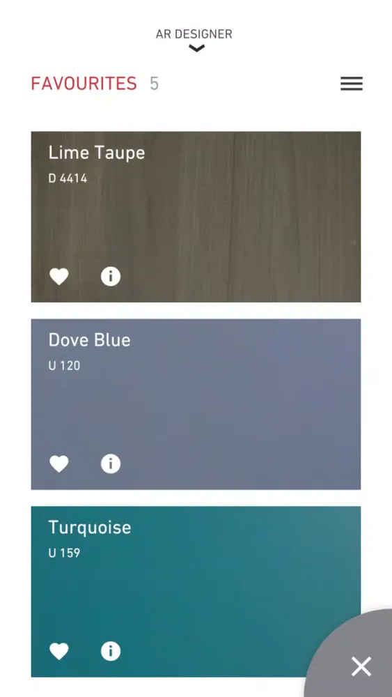 Capturas de tela do ONE WORLD AR Interior Designer
