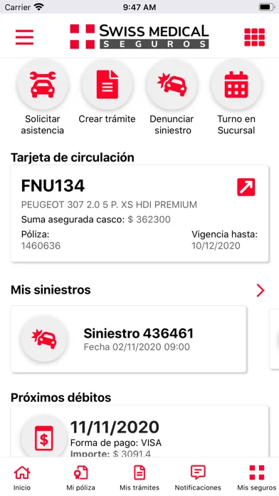 Capturas de pantalla de Swiss Medical Seguros