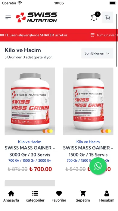Swiss Nutrition Screenshots