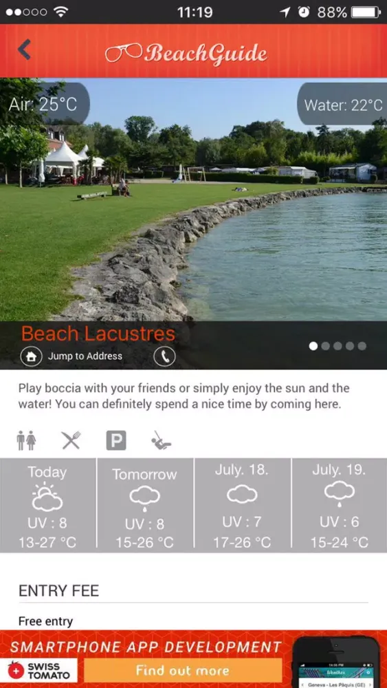 Скриншоты 3 Lakes - Beach Guide