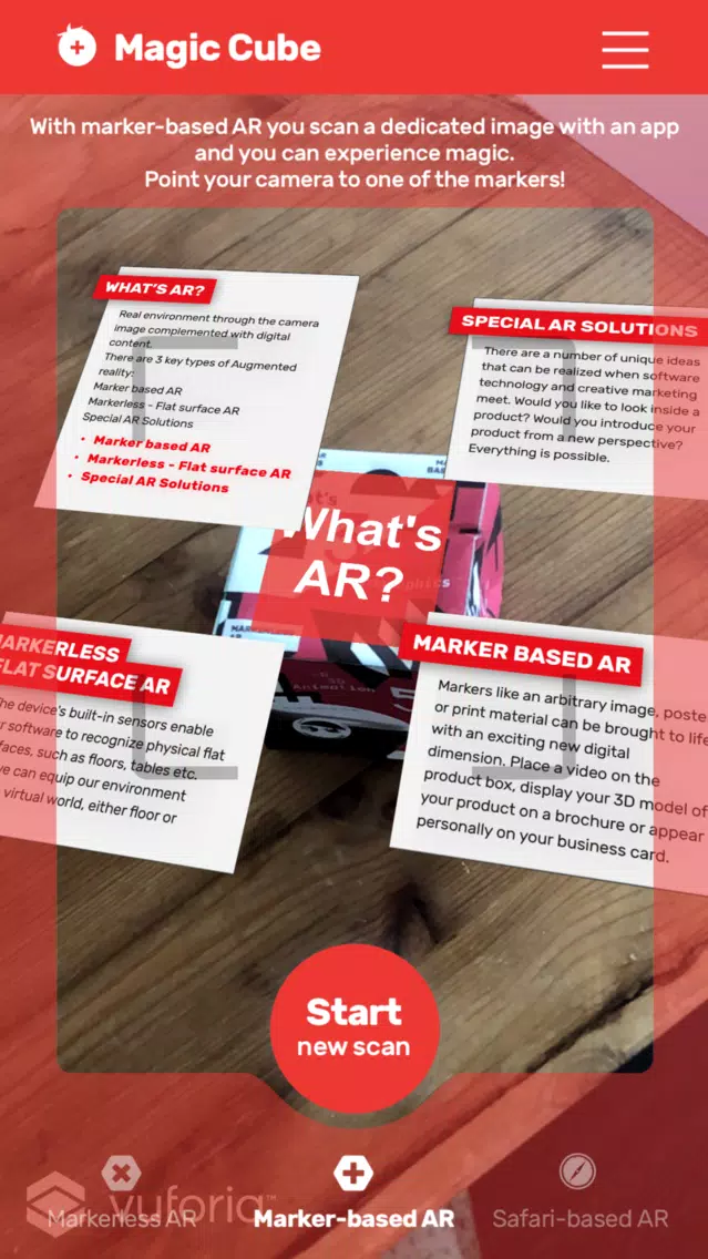 AR Magic Cube应用截图