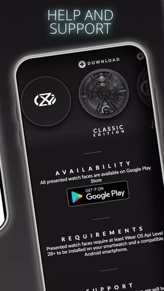SWF Swiss Watch Face Store Screenshots