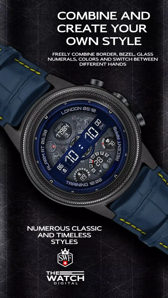 SWF Swiss Watch Face Store Screenshots