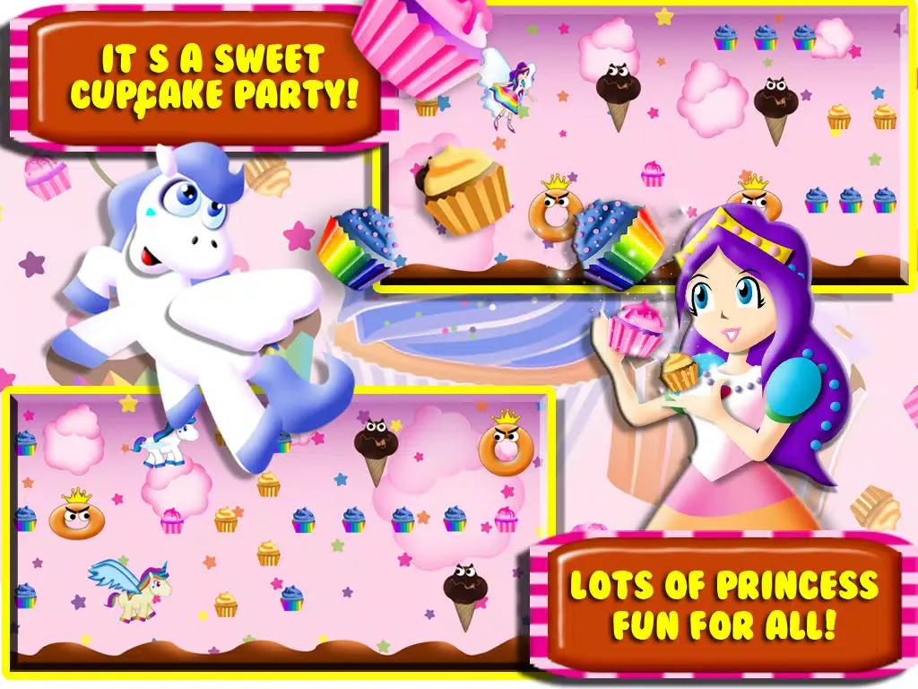 Tangkapan skrin My Pretty Pony Princess and Her Little Cupcake Party FREE iPad 