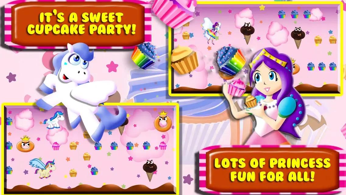 Tangkapan skrin My Pretty Pony Princess and Her Little Cupcake Party FREE