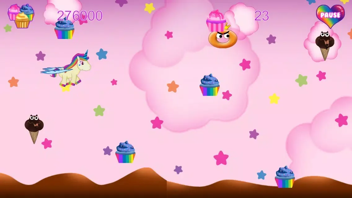 Tangkapan skrin My Pretty Pony Princess and Her Little Cupcake Party FREE