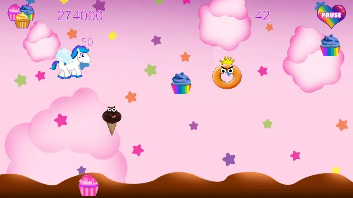 Tangkapan skrin My Pretty Pony Princess and Her Little Cupcake Party FREE