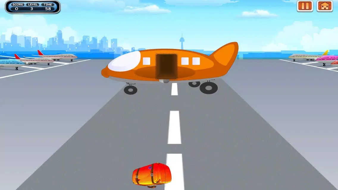 Baggage Flick Frenzy FREE - Cool Airport Terminal Luggage Toss Challenge স্ক্রিনশট