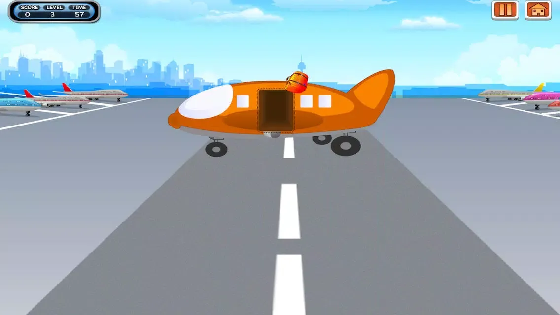Baggage Flick Frenzy FREE - Cool Airport Terminal Luggage Toss Challenge স্ক্রিনশট