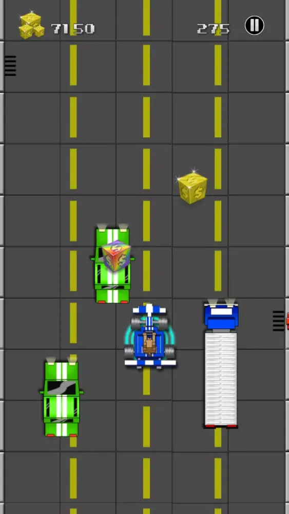 Block And Speed Racing FREE - A Super Fast Blocky Style Go Kart Game Ekran Görüntüleri