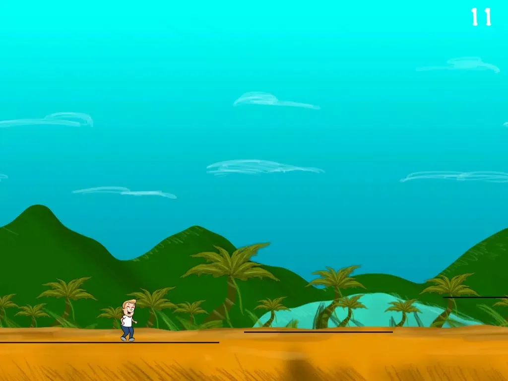 Captures d'écran de Fancy Pants Fred! - A Free Running, Jumping and Falling Parkour Adventure iPad 