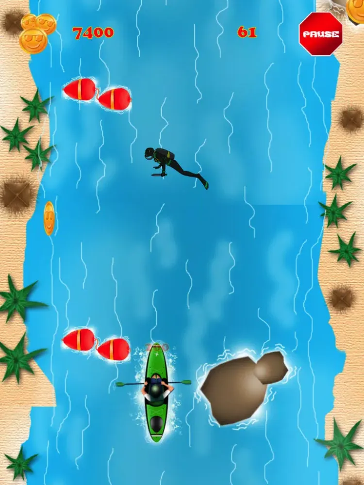 Mad River Whitewater Kayak FREE - A Summer Sports Athletics Game iPad  스크린샷