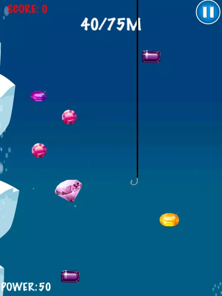 Captures d'écran de Mr. Snowman's Frozen Jewel Fishing Game FREE- A Frosty Fall-ing Extravaganza iPad 