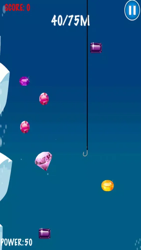 Captures d'écran de Mr. Snowman's Frozen Jewel Fishing Game FREE- A Frosty Fall-ing Extravaganza