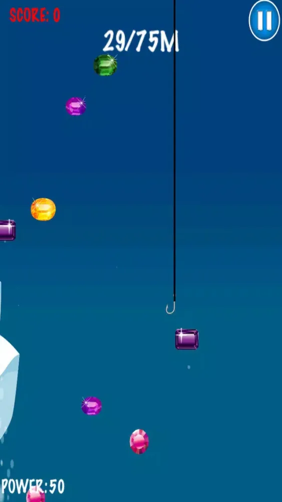 Captures d'écran de Mr. Snowman's Frozen Jewel Fishing Game FREE- A Frosty Fall-ing Extravaganza